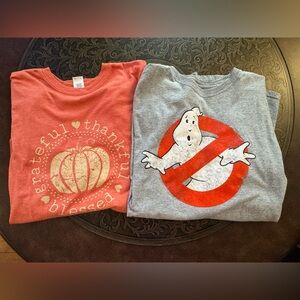 Graphic Tees - Pumpkin and Ghost Design Halloween